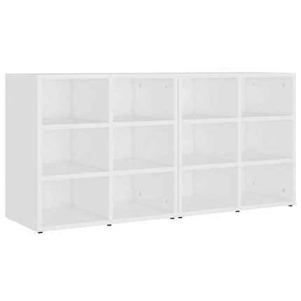 skoreoler 2 stk. 52,5x30x50 cm hvid