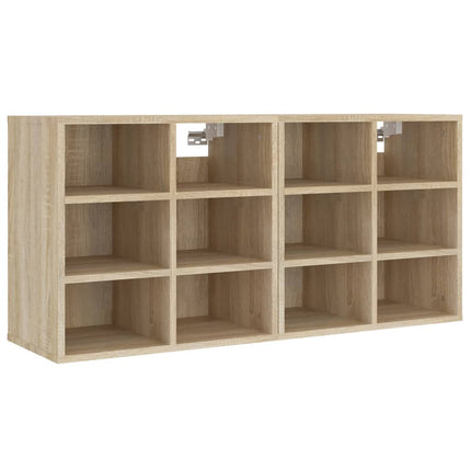 skoreoler 2 stk. 52,5x30x50 cm sonoma-eg