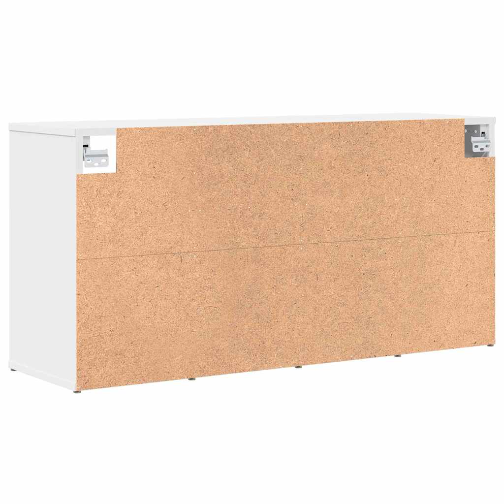 Sko skab med hylde Hvid 103 x 30 x 51 cm Konstrueret træ