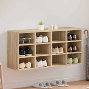Sko skab med hylde Sonoma-eg 103 x 30 x 51 cm Konstrueret træ