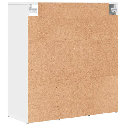 Sko skab 77,5 x 30 x 83,5 cm Konstrueret træ Hvid