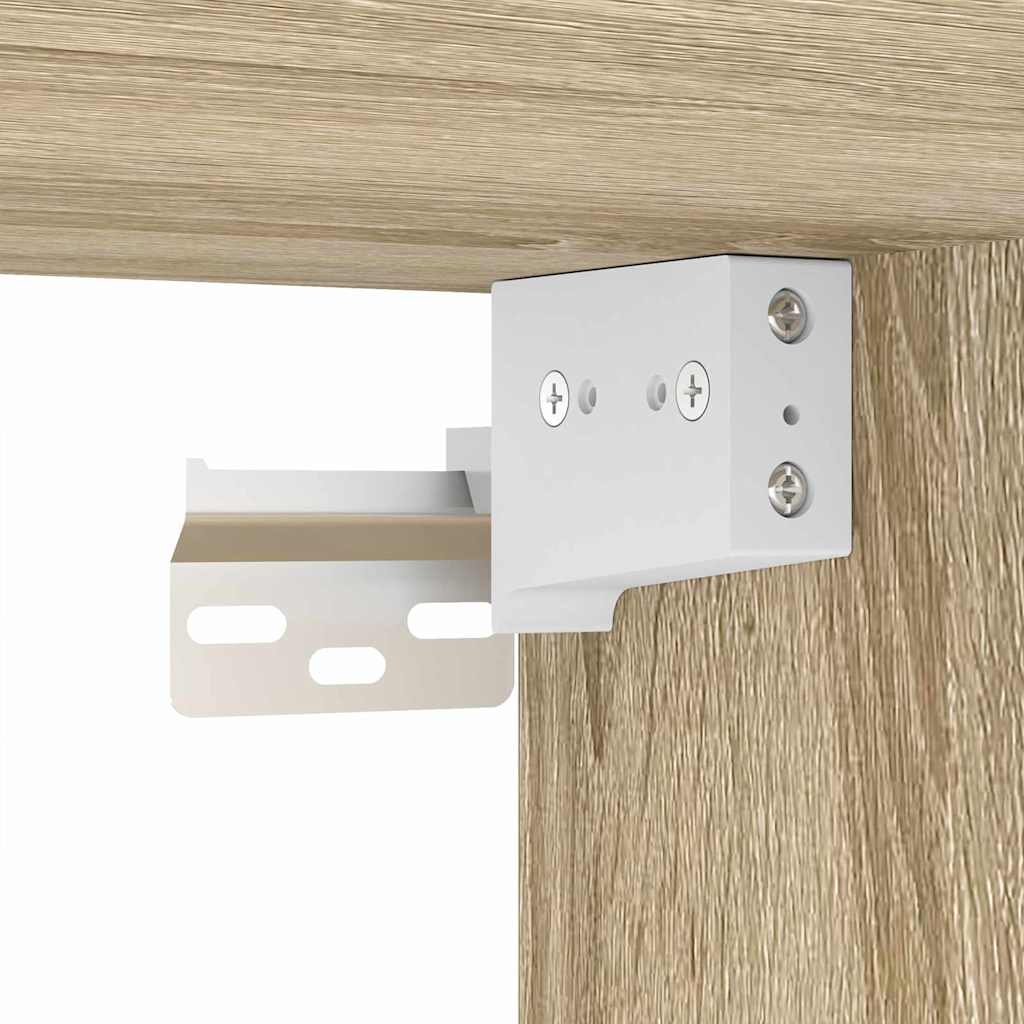 Sko skab Sonoma-eg 77,5 x 30 x 83,5 cm Konstrueret træ