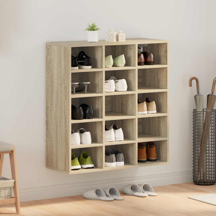 Sko skab Sonoma eg 77,5 x 30 x 83,5 cm Konstrueret træ