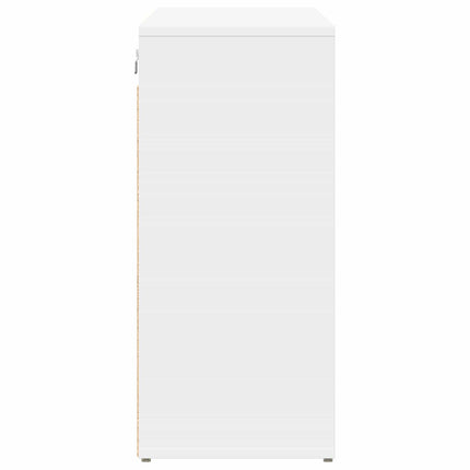 Sko skab 103 x 30 x 67 cm Konstrueret træ Hvid