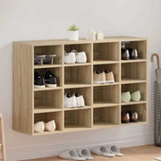 Sko skab med hylde Sonoma-eg 103 x 30 x 67 cm Konstrueret træ