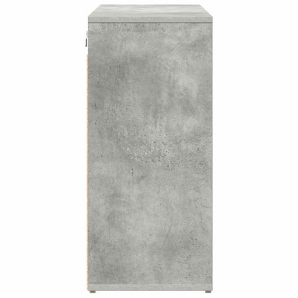 Sko skab med hylde Betongrå 103 x 30 x 67 cm Konstrueret træ