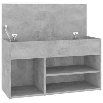skoreol 80x30x45 cm konstrueret træ betongrå