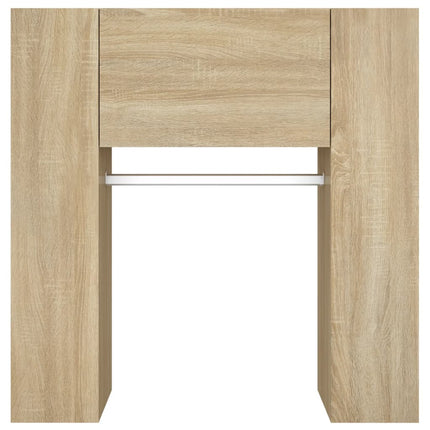 entrémøbel 97,5x37x99 cm konstrueret træ sonoma-eg
