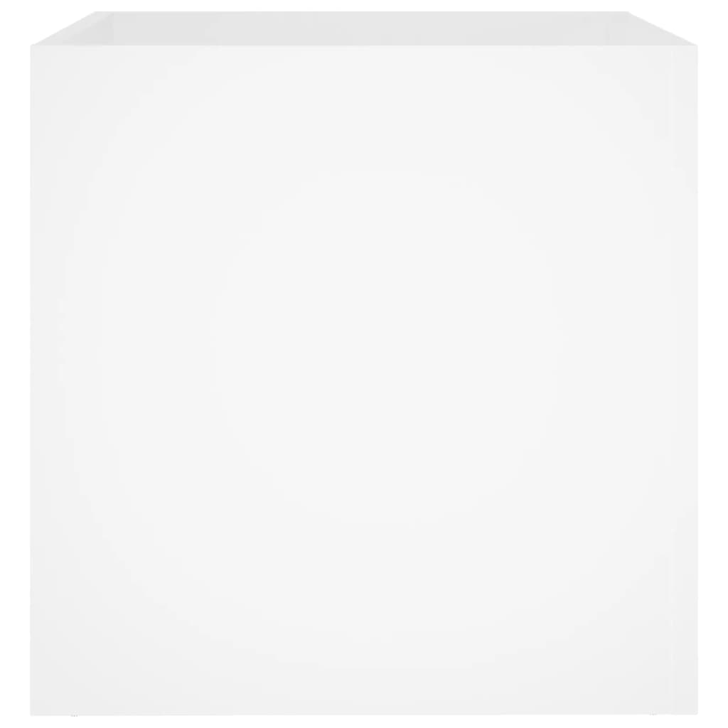 plantekasse 40x40x40 cm konstrueret træ hvid