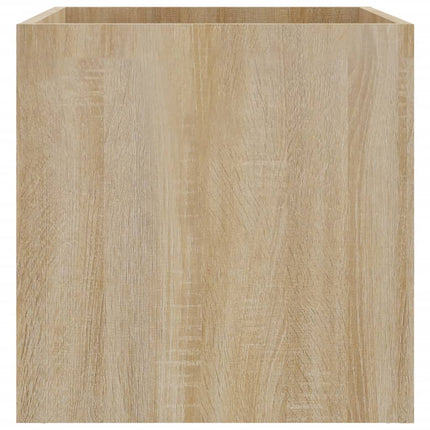 plantekasse 40x40x40 cm konstrueret træ sonoma-eg