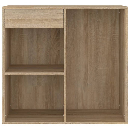 badeværelsesskab 80x40x75 cm konstrueret træ sonoma-eg