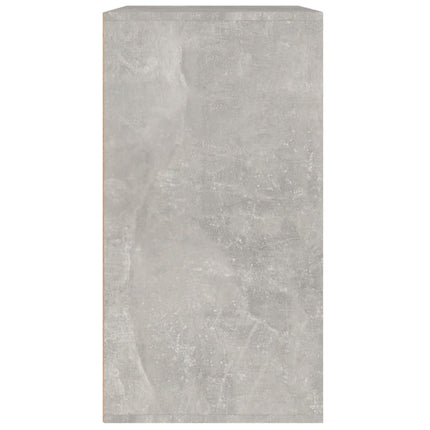 badeværelsesskab 80x40x75 cm konstrueret træ betongrå