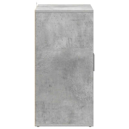 skoskab 60x35x70 cm konstrueret træ betongrå