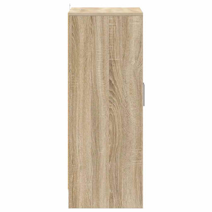 skoskab 60x35x92 cm konstrueret træ sonoma-eg