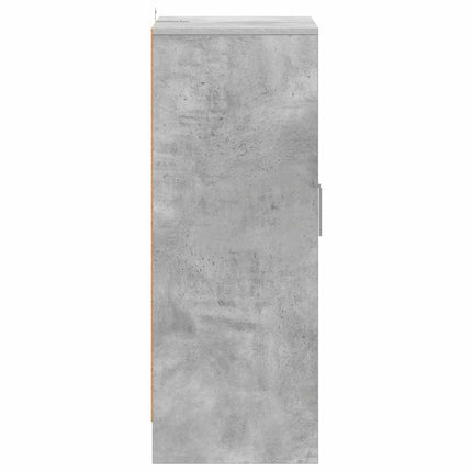 skoskab 60x35x92 cm konstrueret træ betongrå