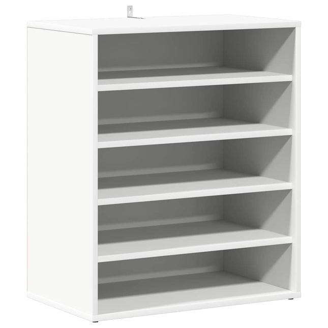 skoreol 60x35x70 cm konstrueret træ hvid
