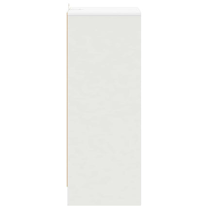 skoreol 60x35x92 cm konstrueret træ hvid