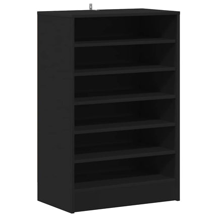 skoreol 60x35x92 cm konstrueret træ sort