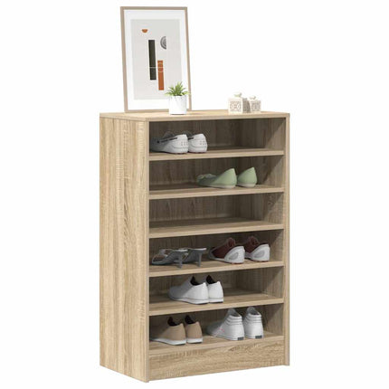 skoreol 60x35x92 cm konstrueret træ sonoma-eg