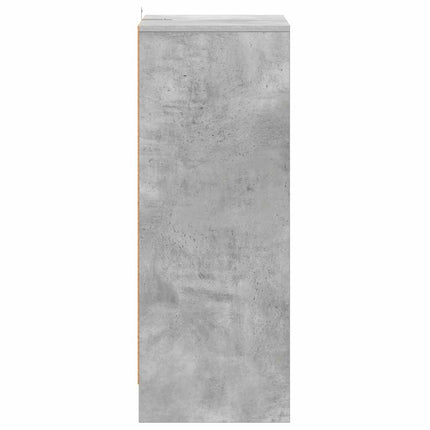 skoreol 60x35x92 cm konstrueret træ betongrå