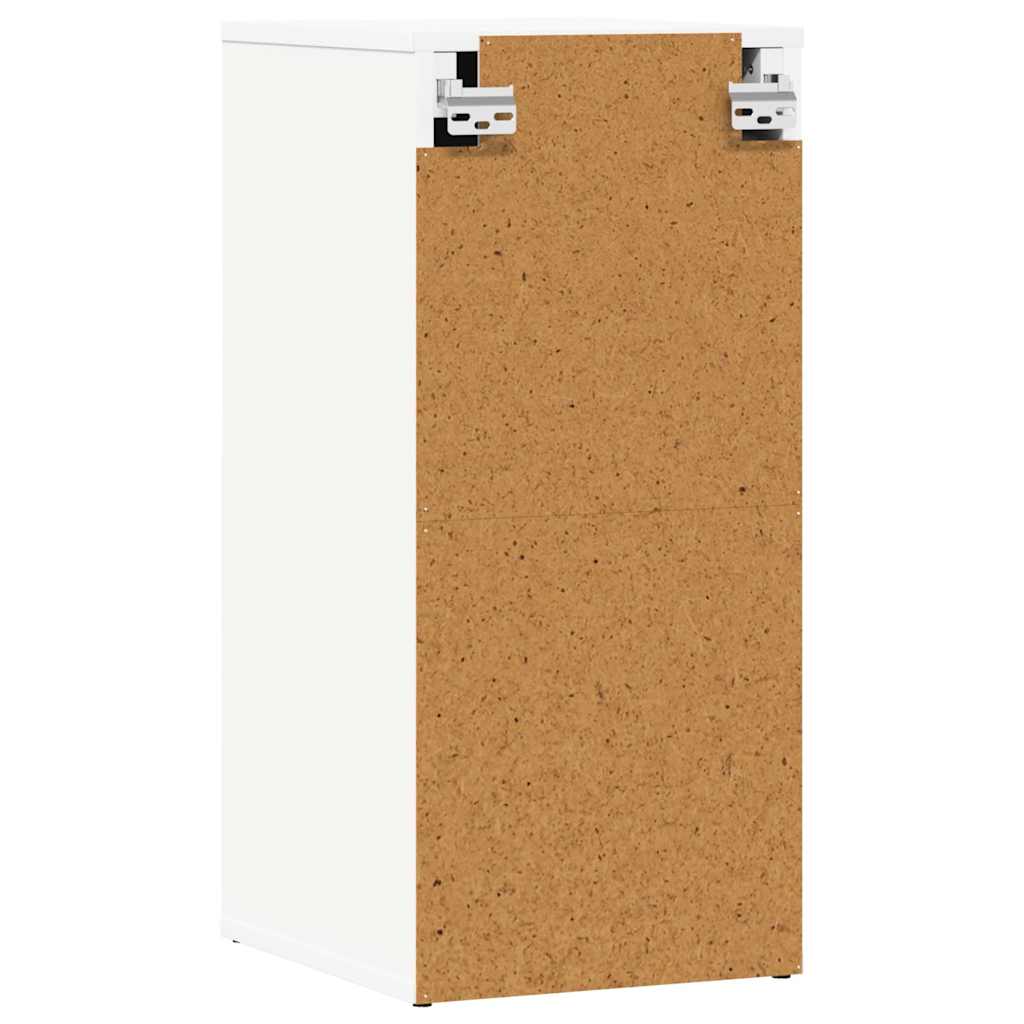 skoskab 32x35x70 cm konstrueret træ hvid