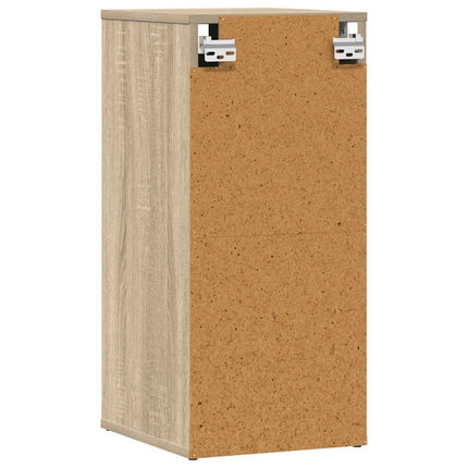 skoskab 32x35x70 cm spånplade sonoma-eg