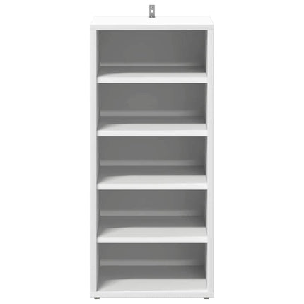 skoreoler 2 stk. 31,5x35x70 cm konstrueret træ hvid