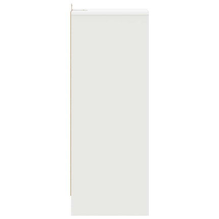 skoreol 31,5x35x90 cm konstrueret træ hvid