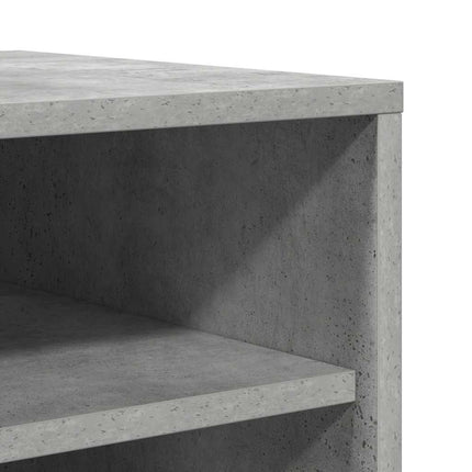 skoreol 31,5x35x90 cm konstrueret træ betongrå