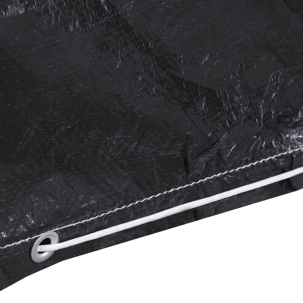 havemøbelovertræk 2 stk. 160x80x75 cm 6 snørehuller