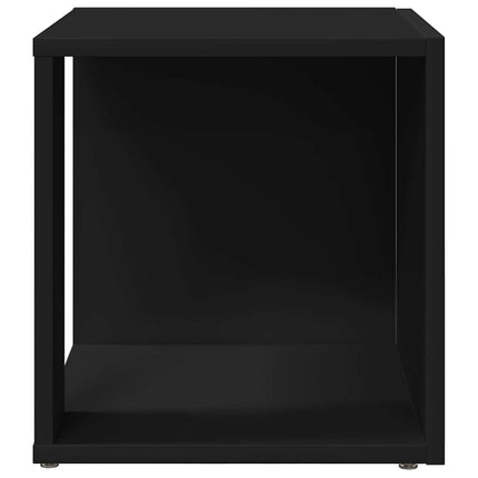 sidebord 33x33x34,5 cm konstrueret træ hvid