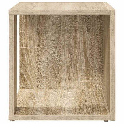 sidebord 33x33x34,5 cm konstrueret træ sonoma-eg