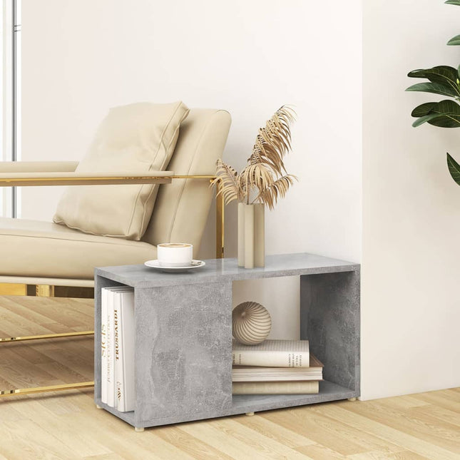 tv-bord 60x24x32 cm konstrueret træ betongrå