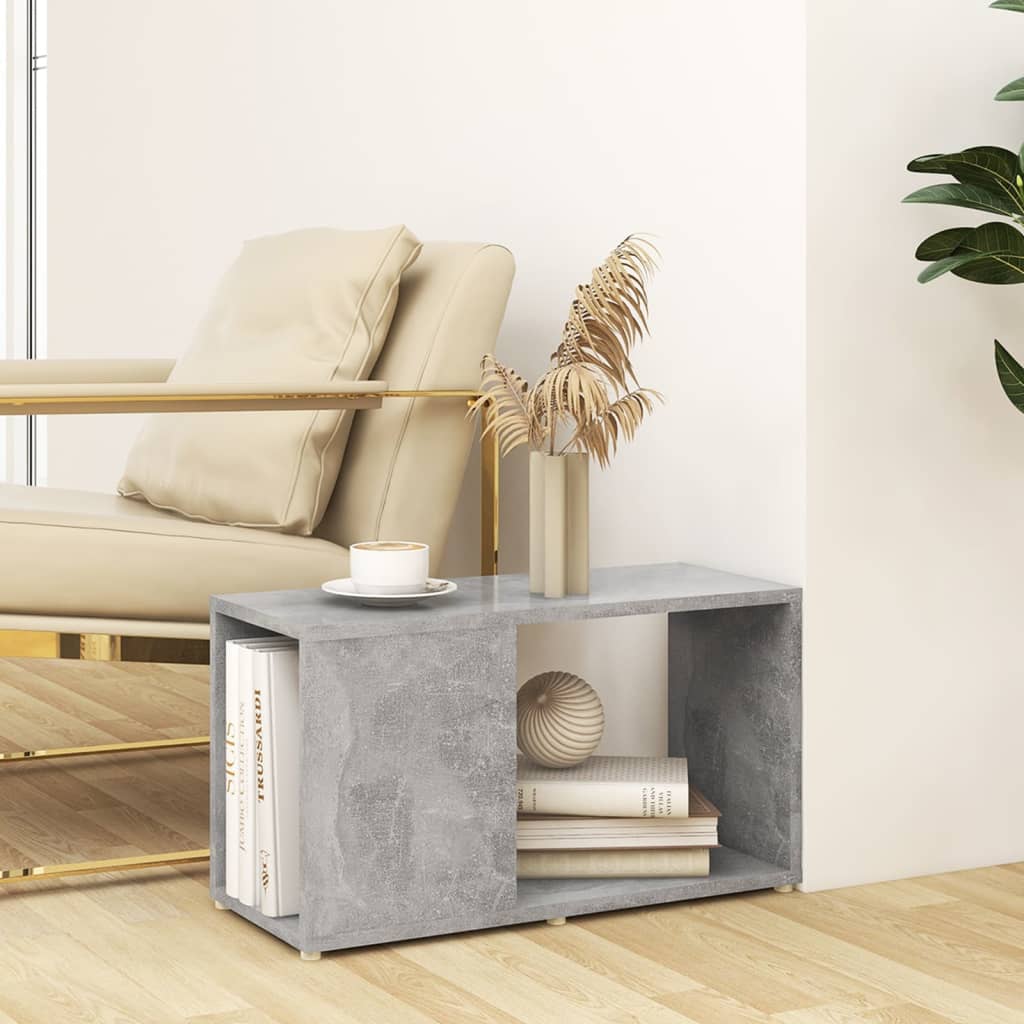 tv-bord 60x24x32 cm konstrueret træ betongrå
