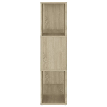 bogreol/rumdeler 60x24x94 cm konstrueret træ sonoma-eg