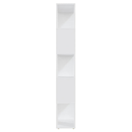 bogreol/rumdeler 60x24x155 cm konstrueret træ hvid