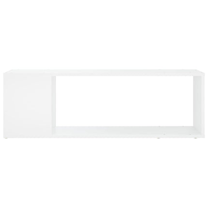tv-bord 100x24x32 cm konstrueret træ hvid