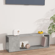 tv-bord 100x24x32 cm konstrueret træ betongrå