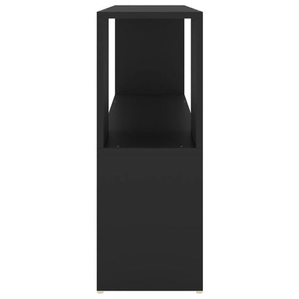 bogreol 100x24x63 cm konstrueret træ sort