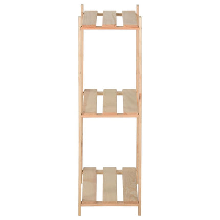 opbevaringsreol i 3 niveauer 60x28,5x90 cm massivt fyrretræ