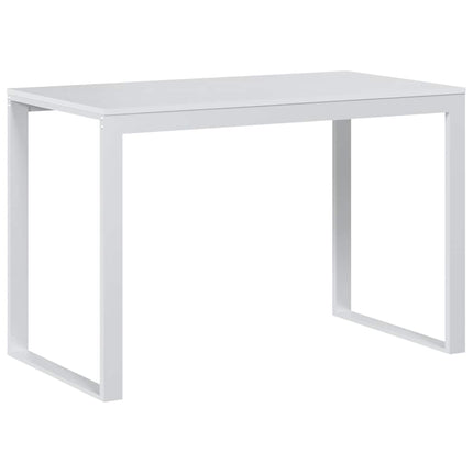 computerbord 110x60x73 cm spånplade hvid