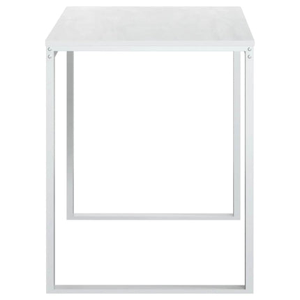 computerbord 110x60x73 cm spånplade hvid