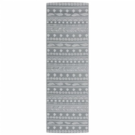 udendørstæppe ARAKIL 80x250 cm PP grå