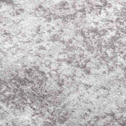 gulvtæppe 80x300 cm vaskbart grå