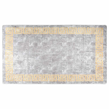 gulvtæppe 190x300 cm vaskbart grå