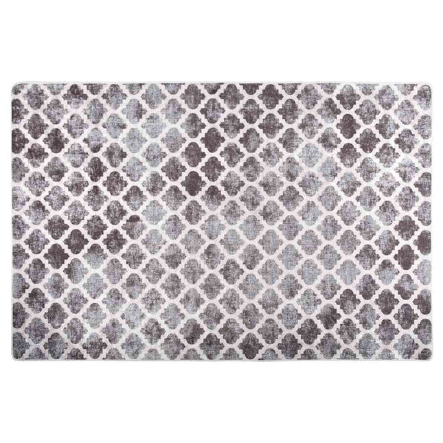 gulvtæppe 80x150 cm skridsikkert og vaskbart flerfarvet