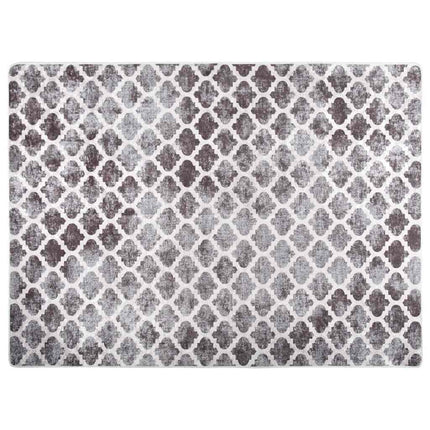 gulvtæppe 120x180 cm vaskbart flerfarvet
