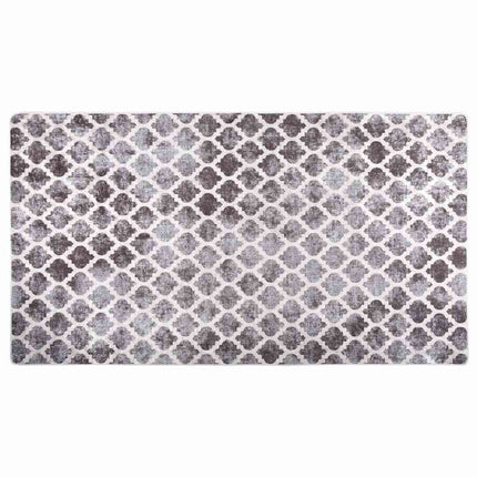 gulvtæppe 190x300 cm vaskbart flerfarvet