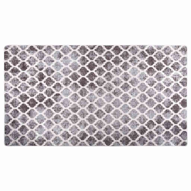 gulvtæppe 190x300 cm vaskbart flerfarvet
