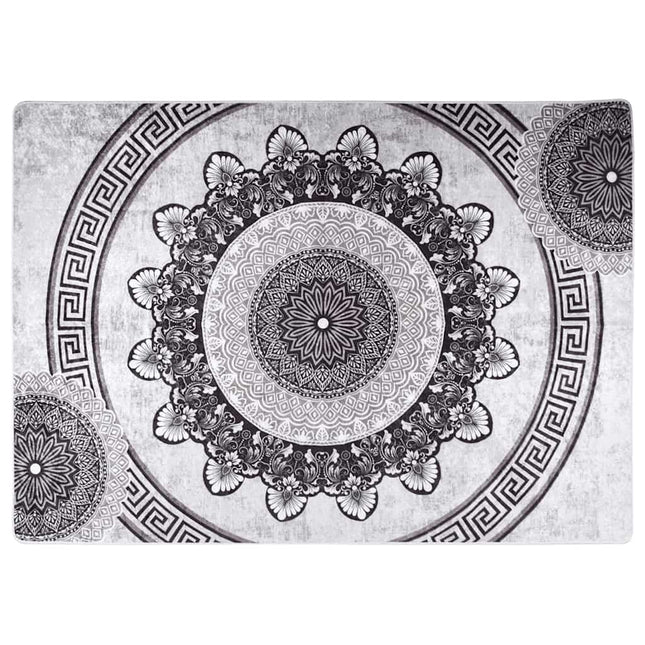 gulvtæppe 120x180 cm vaskbart flerfarvet